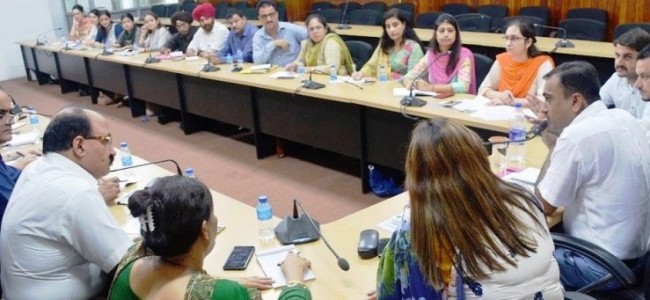 DC Jammu reviews arrangements for ‘Swachhta Hi Seva’ campaign