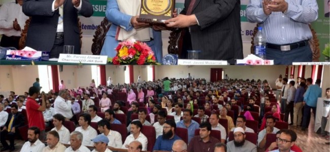 J&K Bank Chairman holds interactive session with BGSBU students
