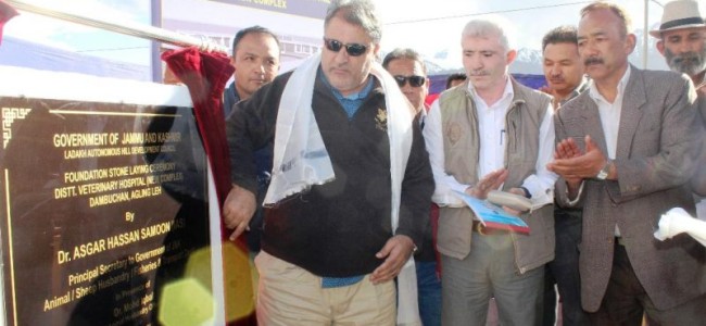 Samoon on four day visit to Leh; Inaugurates Local Cheese Maturation Room, Fleece Testing & Nutrition Laboratory