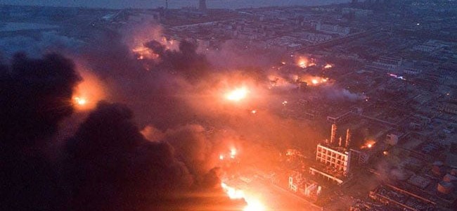 47 Dead, 640 Injured In Chemical Plant Explosion In China