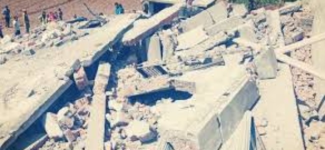 One dead, six injured after building collapses in Rajouri