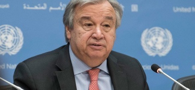 Guterres warns of world fracturing into 2 competing systems