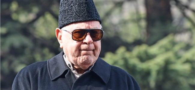 Farooq Abdullah cautions BJP government not to be vindictive to its opponents