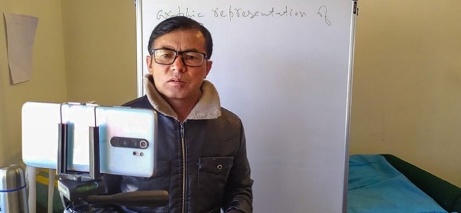 Infected Ladakh teacher emerges as an inspiration