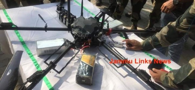 Pak drone shot down by BSF along International Border in Jammu and Kashmir’s Kathua