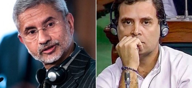 Get Facts Straight’: Jaishankar Raps Rahul For Poser On Why Soldiers Went ‘Unarmed To Martyrdom’