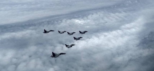 ‘Touch the sky with glory’: Rafale jets get warm welcome from Indian warship