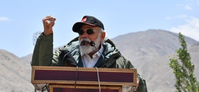 In Ladakh, PM Modi sends out clear message to China: ‘Era of expansionism has ended’