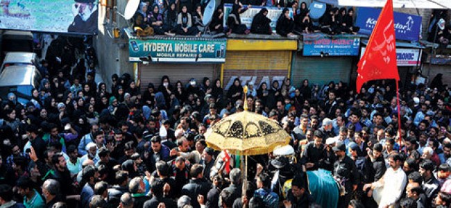 Muharram procession cannot enter Kargil town say authorities