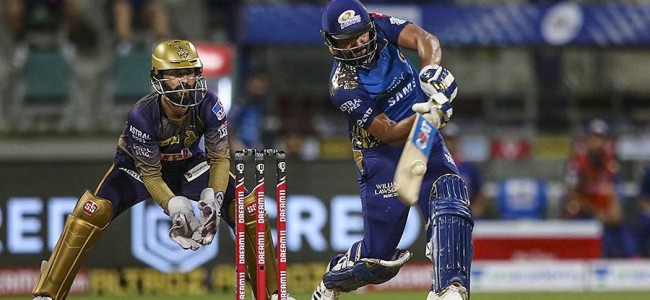 Rohit stars in Mumbai Indians’ 49-run win over KKR