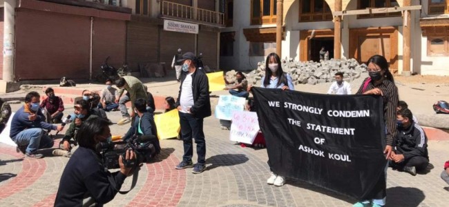 Leh shuts down to protest against BJP leader’s remarks on call to boycott hill council polls