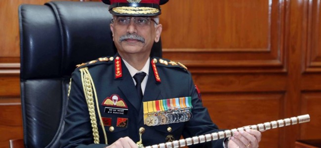 Army chief arrives in Leh, visits forward areas, reviews security situation
