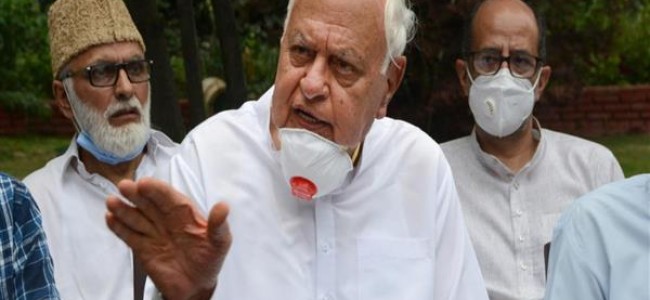 BJP losing sleep over PAGD white paper: Dr Farooq Abdullah