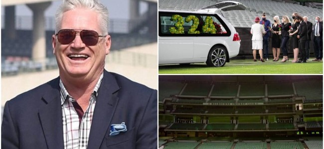 Dean Jones given final lap of Melbourne Cricket Ground to Elton John’s tunes