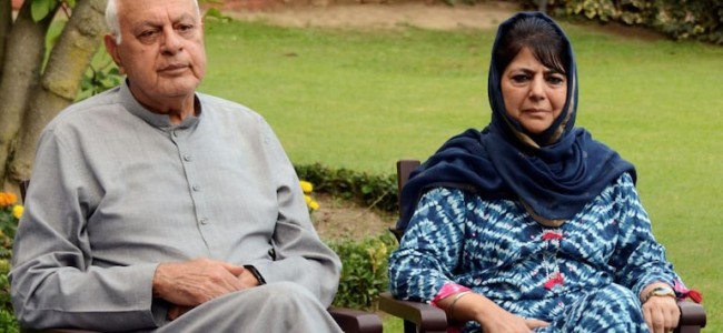 Farooq Abdullah meets Mehbooba Mufti after her release from 14-month detention