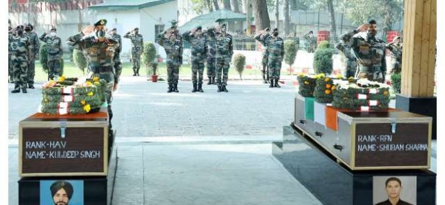 Lieutenant Governor pays tribute to Army personnel martyred in Kupwara