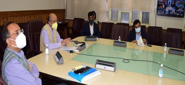 Chief Secretary chairs 22nd meeting of JKEDI’s Governing Body