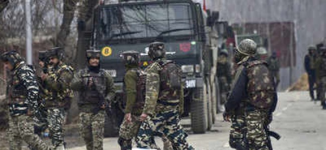 Forces and militants exchange fire in South Kashmir’s Mir Bazar area