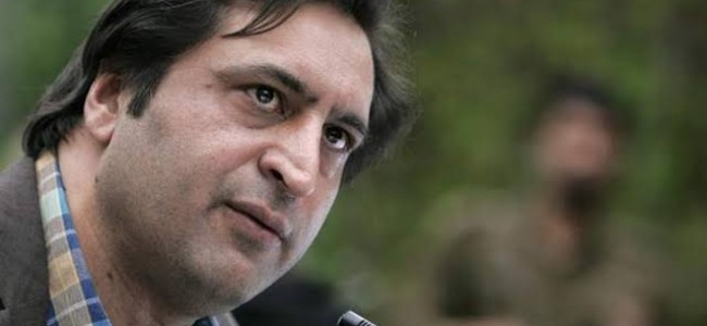 No mention of article 370 is a disgrace for Kashmir leadership says Sajad Lone