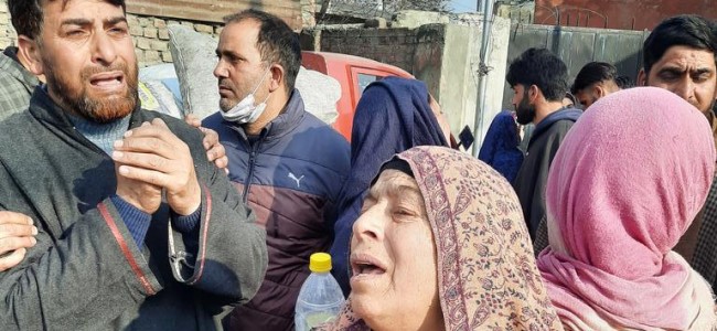 ‘Will remain silent if our sons turn out militants’ ‘Give me the body of Athar, will bury him in middle of the night: Father