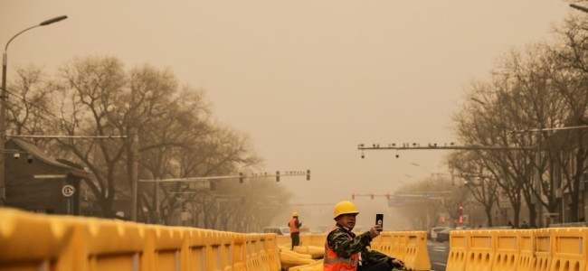Biggest sandstorm in decade turns skies yellow in Beijing