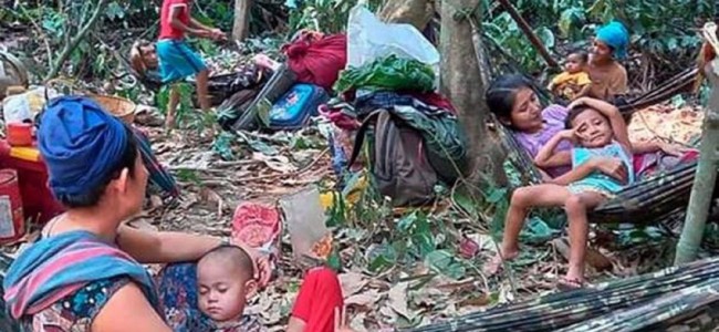 Airstrikes In Myanmar, Thousand Flee To Neighbouring Thailand