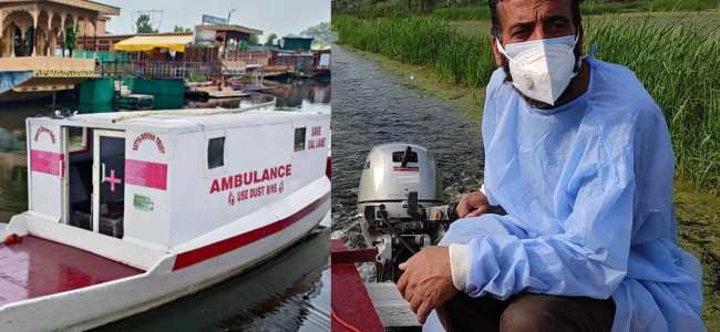 Thankful to PM Modi for his appreciation: Srinagar boatman who runs water ambulance in Dal Lake