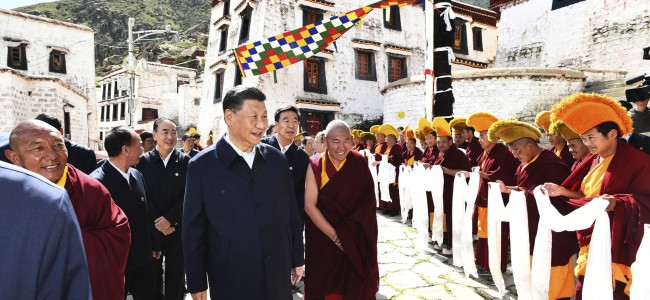 President Xi makes rare trip to Tibet