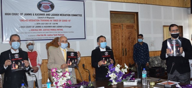 Chief Justice launches magazine titled ‘Mediation in Times of Covid-19’