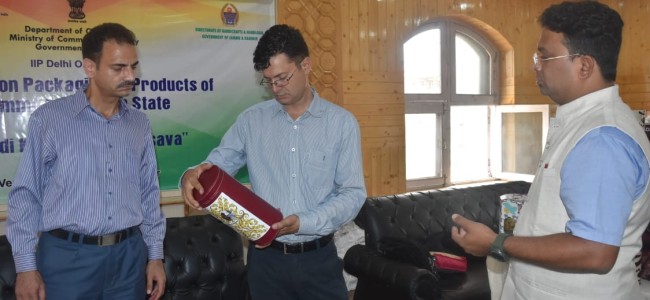 Director H&H Kashmir inaugurates 2 days workshop on Packaging as marketing tool