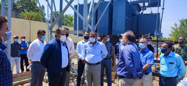 Advisor Baseer Khan inspects execution of various Receiving Stations in Sgr city