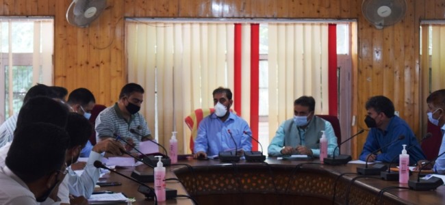 Director, Sheep Husbandry deptt Kmr chairs meeting of Officers
