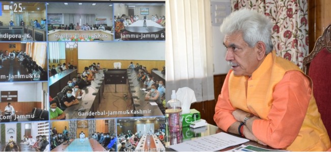 Lt Governor inaugurates Youth Clubs in J&K