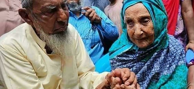 Mother and son reunited in Bangladesh after 70 years