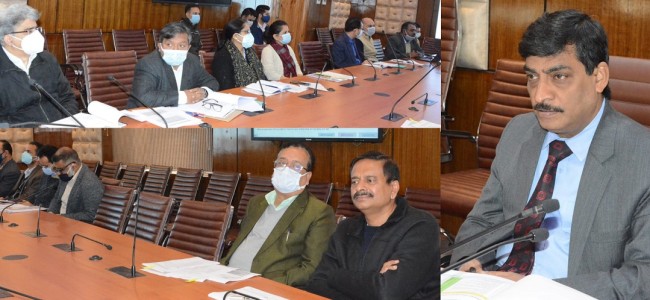 CS reviews implementation of Business Reform Action Plan /Ease of Doing Business reforms in J&K
