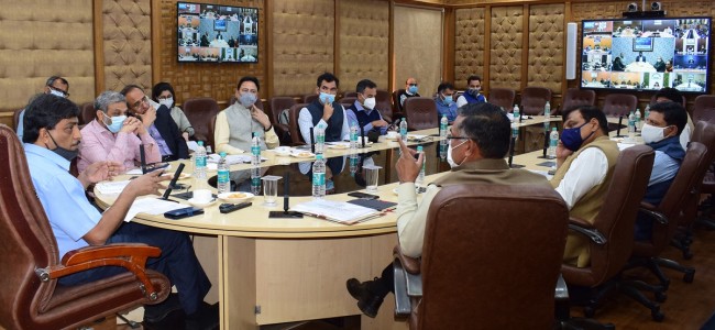Chief Secretary reviews district-wise progress under various programmes