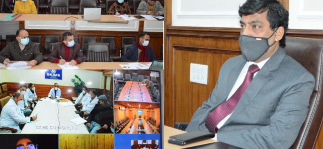 Chief Secretary reviews COVID situation in J&K