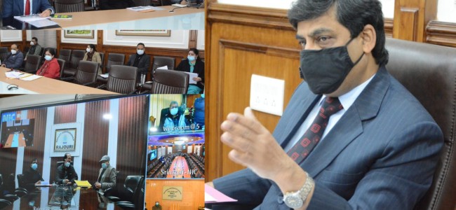 Chief Secretary reviews functioning of Health & Medical Education Department