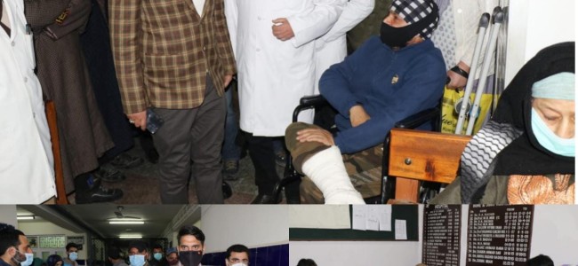 DC Srinagar visits B&J Hospital, Barzulla