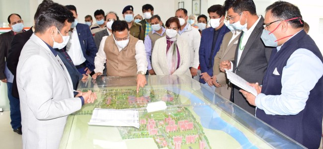 Union Secretary Health visits AIIMS Vijaypur; inspects development works