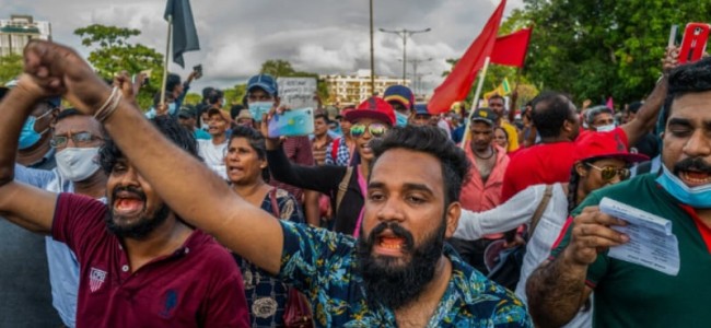 First killing by police in Sri Lanka protests