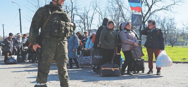 Moscow has sent 500,000 Ukrainians forcibly to Russia, EU told