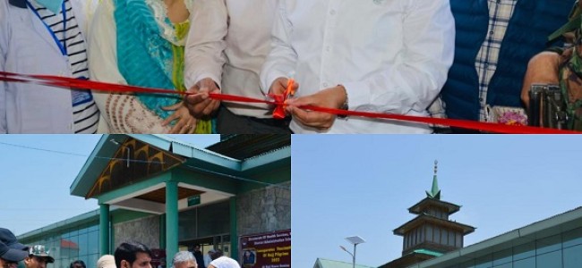 DC Srinagar inaugurates Vaccination process for the selected Hajj-2022 Pilgrims