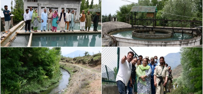 Chairperson DDC Ganderbal conducts extensive tour of district