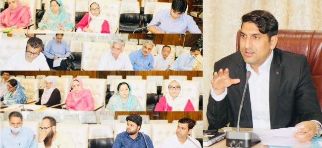 DC Srinagar reviews Health sector of the district