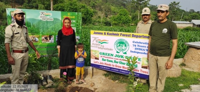 Jammu Forest Division starts ‘Har Gaon Haryali’, ‘Ped Lagao Beti Ke Naam’ campaigns for greening of villages