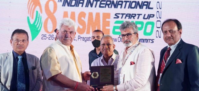 Lt Governor inaugurates 8th India International MSME Start-up Expo & Summit 2022 at New Delhi