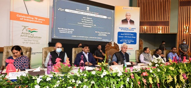 Lt Governor launches 75 Home-Stays in Rural Areas to commemorate ‘Azadi ka Amrit Mahotsav’