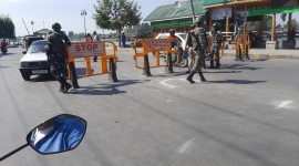 Security beefed up on Boulevard Road in connection with Union Home Minister’s visit