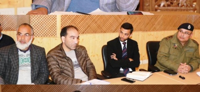 DC Srinagar Chairs Narco Coordination Centre meeting